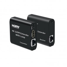 4K HDMI Extender 120M 1080P HD No Delay Signal Amplifier EDID Automatic Recognition and Local Loop Output