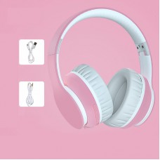 OCYCLE B6 Pink Active Noise Cancellation Wireless Bluetooth Headphone for Online Courses and Sound Insulation