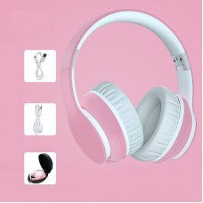 OCYCLE B6 Pink Active Noise Cancellation Sound Insulation Wireless Bluetooth Headphone with a Storage Bag