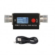 HamGeek HG106B 80MHz-999MHz Digital SWR Meter SWR Power Meter below 120W with Type-C Data Cable