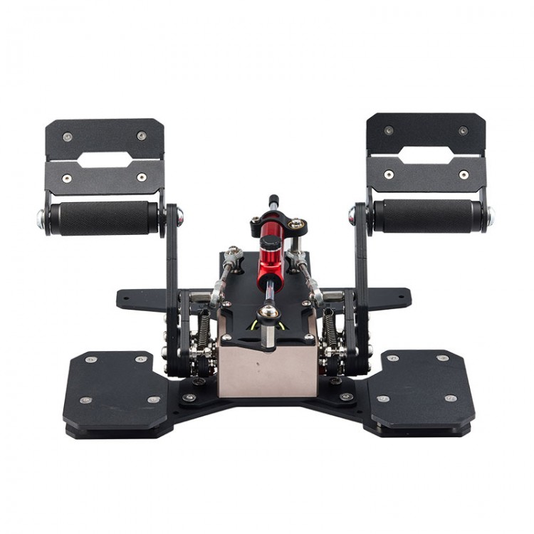 Simplayer Raptor Damper Flight Rudder Pedals Flight Simulator Rudder Pedals with 3Axis Hall