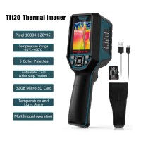 HANMATEK TI120 Thermal Imager with 5 Colors Scale Palettes for Temperature Tracking Thermal Imager Camera