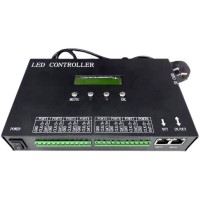 H807SA SD Card Programmable LED Controller 8 Output Pixel Controller Full Color Support DMX512