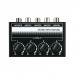 CX400 Stereo Mini Audio Mixer 4-Channel RCA Input and 1-Channel Output with Passive Circuit Design