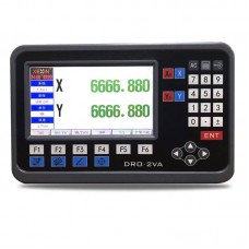 DRO-2VA 2 Axis Digital Readout DRO 7" LCD Display for Milling Grinding Lathe Processing Machines