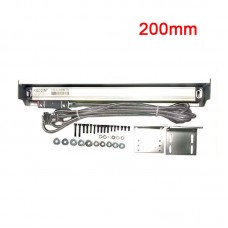 200MM/7.9" 5U Linear Scale Grating Ruler Perfect for Digital Readout Grinding Milling EDM Machines