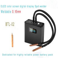 BTL-02 Small Spot Welder Spot Welding Machine Color Screen for 0.1-0.25mm Nickel Sheet 18650 Battery