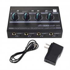 AMP-i4II Ultra-low Noise Headphone Amplifier 8-Channel Support Anti-electromagnetic Interference Headphone Amplifier