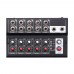 MIX5210 10-Channel Audio Mixer High Performance Reverb Mini Audio Mixer with 6.35mm Interface