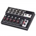 MIX5210 10-Channel Audio Mixer High Performance Reverb Mini Audio Mixer with 6.35mm Interface