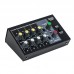 MIX428 8-Channel Audio Mixer Dual Mode High Performance Reverb Mini Audio Mixer with 6.35mm Interface