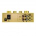 N3 Golden Audio Mixer High Performance Mini Karaoke Sound Mixer with RCA and 6.35mm Interface