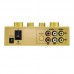 N3 Golden Audio Mixer High Performance Mini Karaoke Sound Mixer with RCA and 6.35mm Interface
