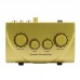 N3 Golden Audio Mixer High Performance Mini Karaoke Sound Mixer with RCA and 6.35mm Interface