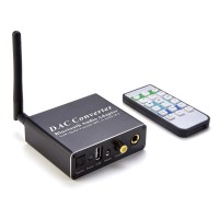 NK-Q8 DAC Converter Optical Fiber Digital Coaxial Audio DAC Decoding Adapter Bluetooth 5.0 Receiver