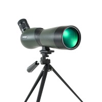 BOSSDUN 25-75x70 Zoom Monocular Telescope (Army Green) with Tripod Stand for Bird Watching Hiking