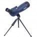 BOSSDUN 25-75x70 HD Spotting Scope BAK4 Zoom Monocular Blue with Tripod for Watching Wildlife Stars