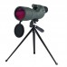 BOSSDUN 25-75x60 ED Telescope Spotting Scope Low-Light Night Vision (Army Green) for Watching Birds