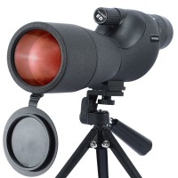 BOSSDUN 25-75x60 ED Telescope Spotting Scope Low-Light Night Vision (Black) for Watching Birds Stars