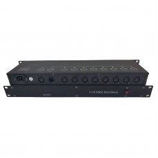 DMX512 8CH DMX Distributor DMX Amplifier DMX Splitter (Standard Version) for Stage Lights PAR Beams