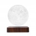 14CM/5.5" Floating Moon Lamp Levitating Light Night Lamp Gift Base Printed with Dark Wood Grain