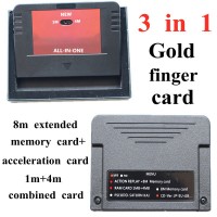 ALL-IN-ONE Gold Finger Card + Acceleration Card for SEGA SATURN SD Card Pseudo KAI Games Video