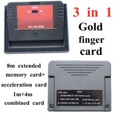 ALL-IN-ONE Gold Finger Card + Acceleration Card for SEGA SATURN SD Card Pseudo KAI Games Video
