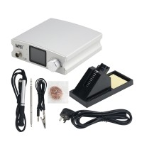 MaAnt T12R 220V 120W Intelligent Soldering Station Timed Sleep 1.8" Screen for Phone PC Repair