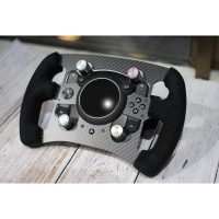 SIM Racing Steering Wheel PC Gaming Racing Wheel (with Suede Grip) for Thrustmaster TGT-GT