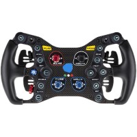 Formula Pro Wired Force Feedback Steering Wheel Racing Wheel (Black) Dual Clutches for Cube Controls