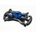 Formula Pro Wired Force Feedback Steering Wheel Racing Wheel (Blue) Dual Clutches for Cube Controls