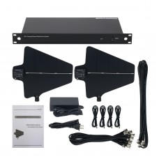 SHURE UA844 UHF Antenna Distribution System + UA874 Antenna Supporting Four Wireless Microphones
