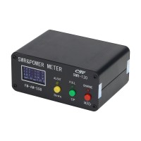 Shortwave Standing Wave Power Meter SWR & Power Meter 120W Digital Power Meter with OLED Display Screen Button Version