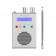 TEF6686 Full Band Radio FM/MW/Shortwave/LW Radio Receiver with LCD Battery Shell Speaker Antenna