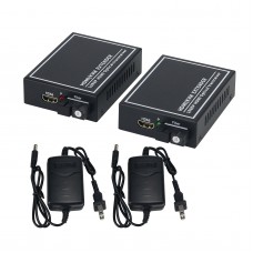 HDMI-compatible Optical Transceiver HDMI-compatible Extender 20KM Fiber Extender Over TCP/IP with Square Connector
