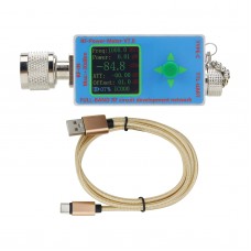 N-Type RF Power Meter V7 10GHz Type-C High Performance Full-band RF Circuit Development Network Serial Communication