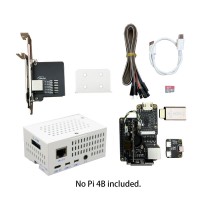 BLIKVM V3 HAT White PiKVM KVM over IP Raspberry Pi 4B PoE HDMI CSI for Server Operation Maintenance