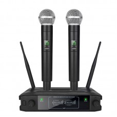 SLX-D8 Digital Wireless Microphone Receiver with Dual Channel Display and DSP Intelligent Noise Reduction Chip
