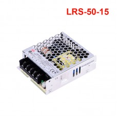 Mean Well LRS-50-15 15V 3.4A 51W Switching Power Supply PC Power Supply Unit PSU with Single Output