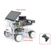 Mecanum Wheel ROS Car Robot Car Assembled w/ Depth Camera Voice Module N10 Lidar LubanCat 1S