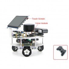 Omni Wheel ROS Car Robot Car Assembled with Depth Camera Voice Module N10 Lidar LubanCat 1S