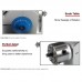 D80 80mm/3.1" 3 Jaw Chuck Rotary Table Chuck with Driver for Laser Marking and Engraving Machines