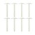 8PCS Luminous Tent Pegs T-Shaped Tent Stakes for Camping Hiking Fishing Party Outdoor Activities