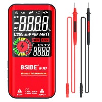 BSIDE S10 Smart Multimeter Tester AC DC Voltage Resistance Capacitance Frequency NCV Tester Red