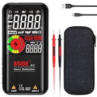 BSIDE S11 Rechargeable Smart Multimeter Tester AC DC Voltage Resistance Capacitance Tester Black