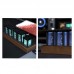 Unassembled Cherrywood RGB Pseudo Glow Tube Clock LED Creative Desktop Decoration Digital Clock