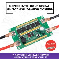 W1 8-Speed Intelligent Digital Display Mini Spot Welder Controller Board Kit for Battery Welding 12V