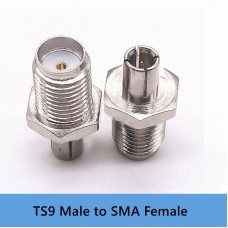 1PCS High Quality SMA Adapter SMA Female Connector to TS9 Male Connector RF Adapter for 4G Network Card Antenna Adapter