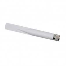 1PCS White N Male Connector GSM/3G/4G/5G Omnidirectional Antenna 600 - 6000MHz Rubber Duck Antenna with High Gain