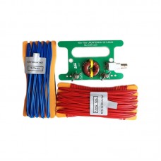 Portable 9:1 Balun SDR Balun Antenna SDR Receiver Accessory with 16.5m Red Wire and 10m Blue Wire